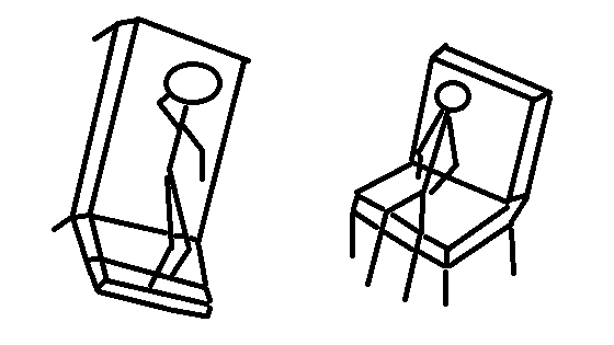 stick figure drawing of a counselling session