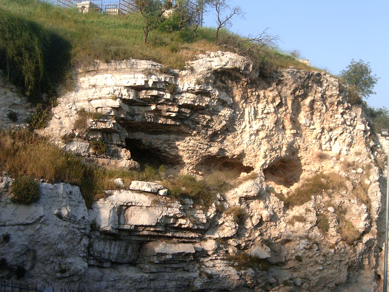 This 'MagPro Photo of the Day' shows the possible site of 'The Place of the Scull,' or 'Golgotha,' in Jerusalem. The skull looking rock formation, which may have once overlooked where many of our soul’s salvation was paid for by the offering of Yeshua, now overlooks a bus station parking lot. Let us pray that all of the bus riders know of the grace provided for them there.
