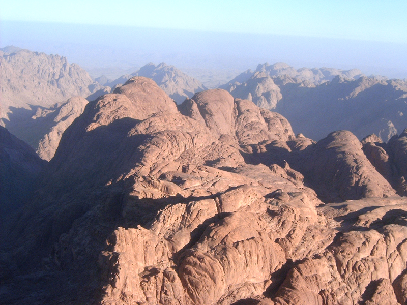 This 'MagPro Photo of the Day' shows the peak of Mount Sinai in modern day Egypt. This is where many believe that Moses spoke with God and recieved the Law as recorded in the Book of Exodus of the Torah (the first five books of the Bible).