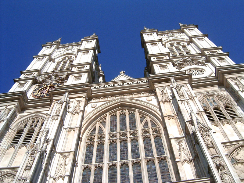 This 'MagPro Photo of the Day' shows the Westminster Abbey in London, England. This is where George Frideric Handel had his piece 'Messiah' performed. The King, while listening to the music, was so impressed, I've heard, that he stood up; and thus began the tradition of standing up during the 'Hallelujah Chorus' that is still practiced today around the world. Also a significant force behind the translation of the bBble to English, King James (King James Version), has a very small burial plaque here. There are so many enormous statues here that I suppose space was running low at the time of King James' burial; or perhaps he was very humble. Misop Baynun